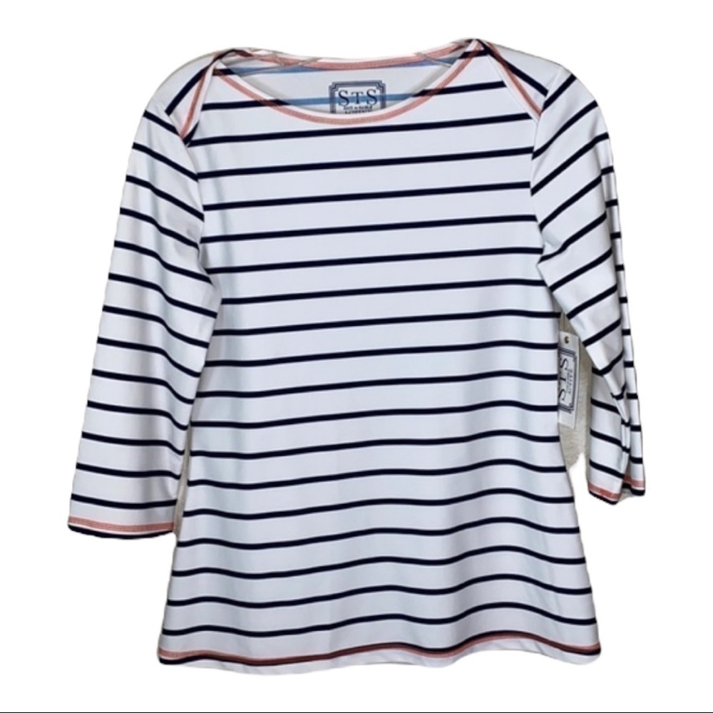 Sail To Sable Active UPF 50 Sun Factor Protection Top Size XS